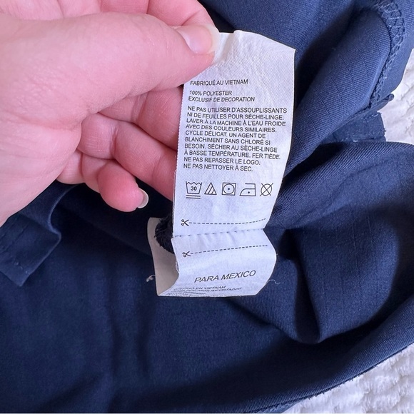 Jack Nicklaus Polo Mens XL Solid Navy Blue Performance Golden Bear Golf - Picture 6 of 9